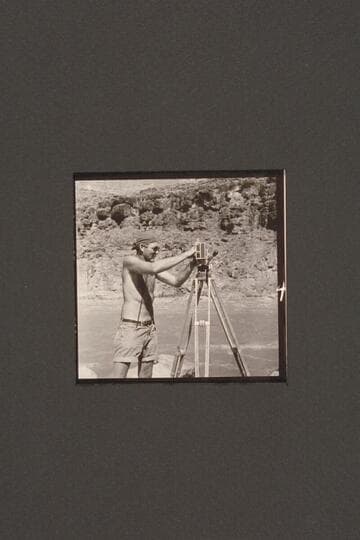 Photographer Jack Couffer at Mile 217 Rapid