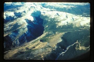 Top of Rockies, west of Pueblo