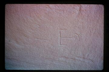 Inscription; Halls Crossing; left bank