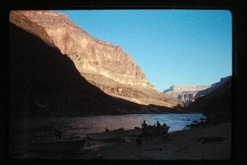 Down from beach below Tapeats Creek
