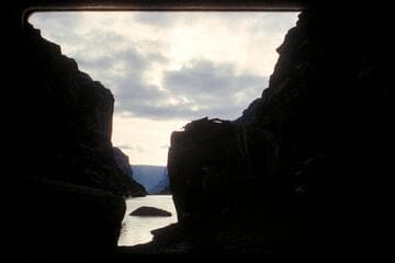 Up from camp in Narrow Canyon