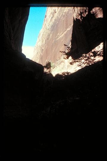 Up into fault from bottom of 73