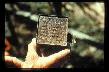 Old tea can, Mile 69.7