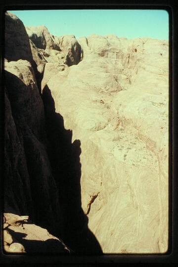 Down fault from left side