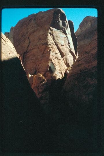 Head of joint on route out of Anasazi Canyon