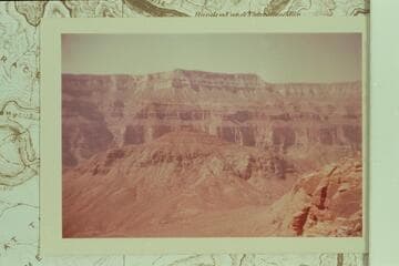 Butte of elevation 4550 ft. between Tapeats and Deer Creeks proposed for the name Cogswell Butte.  From Redwall to north