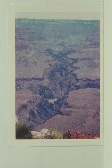 Slate and Crystal Creek from Diana.  Dragon Head is the butte at top center.  Dragon Creek branches to the right of Dragon Head