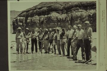 Wright-Rigg party before start--Paria Riffle