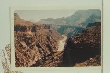 Upriver to Hermit Rapid from Tonto below Whites Butte