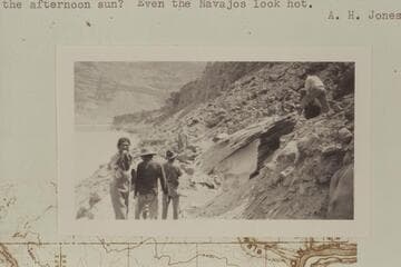 Repairing the dugway on south side