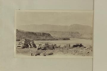 Cable supports for Lees Ferry