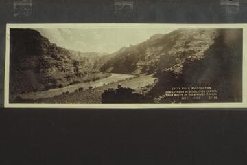 Green River Investigation:  Downstream in Desolation Canyon, from Mouth of Rock House Canyon
