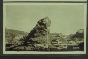 Green River Investigation:  Steamboat Rock in Echo Park