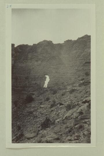 The hole in the wall near Jack Creek, Mile 69.85, Desolation Canyon