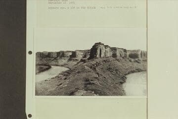 "Views on the Green River," Labyrinth Canon Series:  Photo No. 105:  Bow-knot Bend