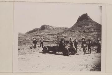 Placer equipment at Red Canyon operated by the Gerhart family