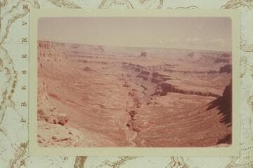 Mt. Sinyala from head of Beaver Canyon.  Lava plug at left, Coyote Canyon at right