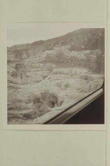 Head of 73.  The greenery around a spring makes the dark spot near lower center