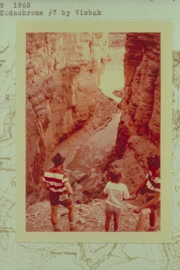First view of Colorado River from Tuckup Canyon