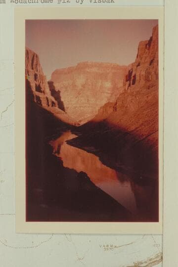 Up the Colorado River above Vulcan Rapid from trail