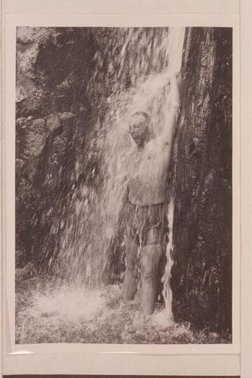 Belknap in the fall of Stone Creek; Grand Canyon; right bank; Mile 132