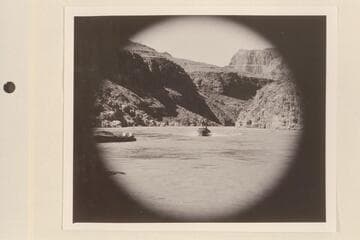 The "Bootoo" coming in for a landing after running Mile 217 Rapid.  Approximate gauge:  90,500 cfs