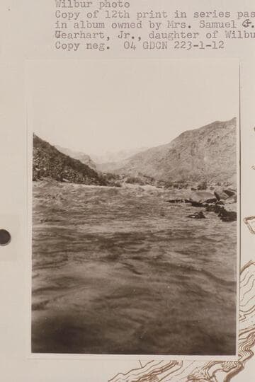 Up at foot of 224 Mile Rapid