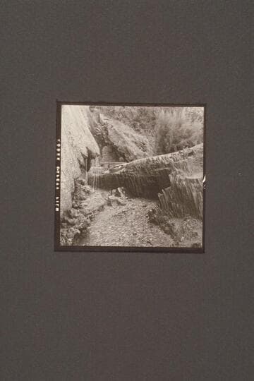 Travertine Falls- sand patterns