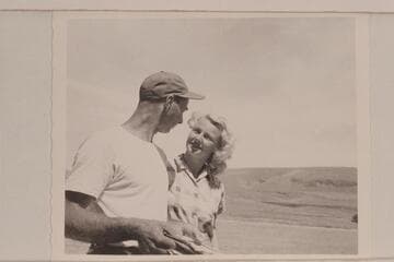 Norm Nevills and Ferris Dodge near end of Hells Canyon run