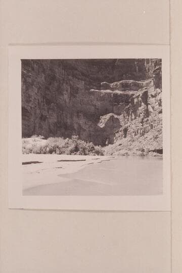 The beach at the mouth of Kanab Creek