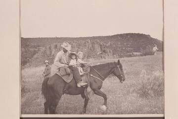 The Fishing Crew; Little Browns Hole.  The Burton family