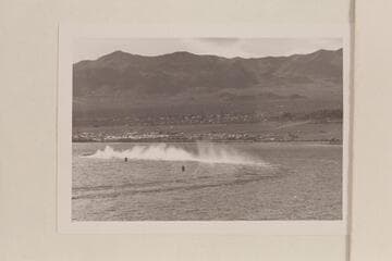 The south turn and the Boulder City beach;  Gold Cup Race