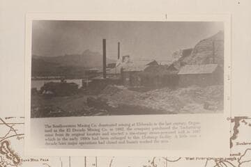 The 15-stump mill of the Southwestern Mining Company at El Dorado Canyon