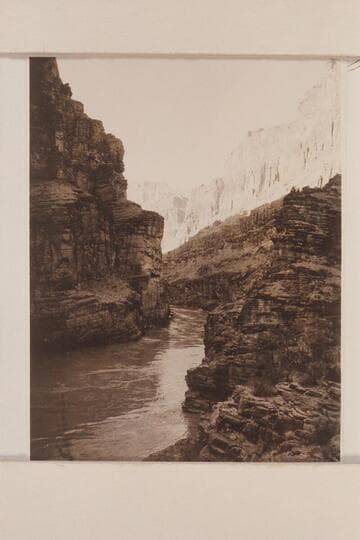 Up river from the ledges from below the mouth of Supai Creek
