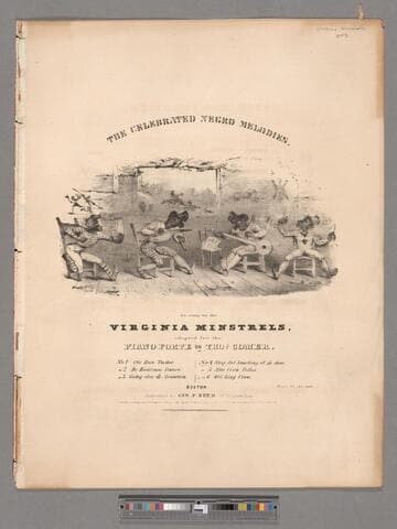 Stop dat knocking : a duett sung by one in imitation of two rival niggers Gumbo & Sambo / composed and sung by A. F. Winnemore