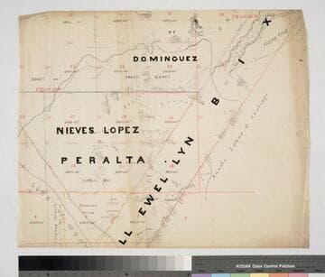 Map of the Rancho Santiago de Santa Ana