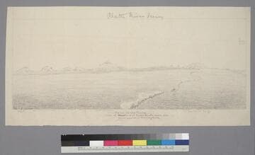 Plains of the Platte -  View of lower end of Scott's Bluffs