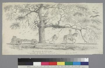 Burial of Spence  Vicinity of Lassen's Rancho