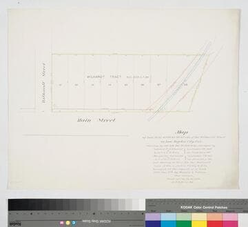 Map of Lots of the Wilhardt Tract