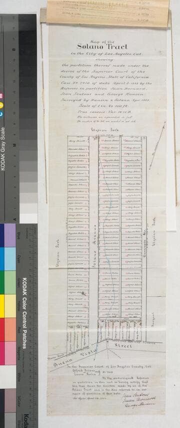 Map of the Solano Tract