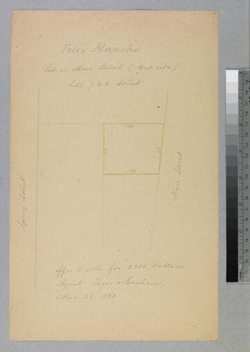 Felix Mancho Lot on Main Street (west side) betw. 7 & 8 Streets