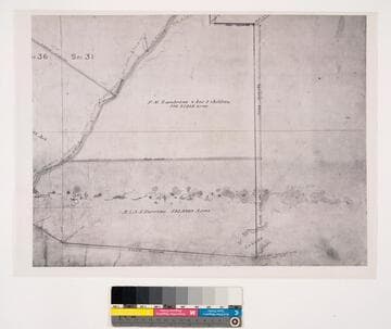Map of the Rancho Rincon de la Brea subdivision