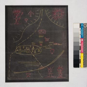 Indian map of Los Angeles before European settlement