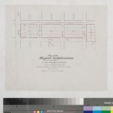 Miguel Subdivision of part of Lot 6, Celis Vineyard Tract