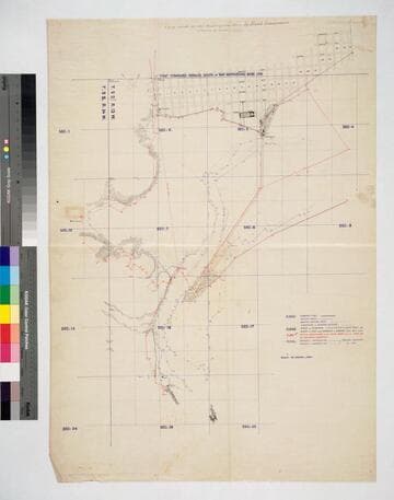 Copy made for the Dominguez Heirs San Pedro Bay meander lines