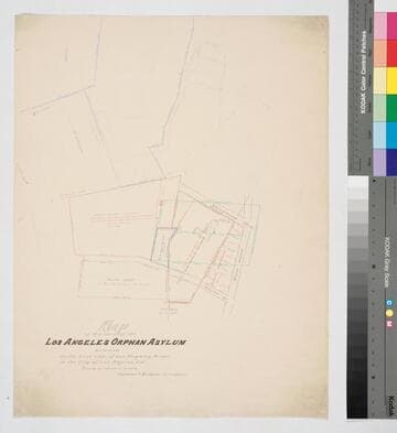 Land of the Los Angeles Orphan Asylum situate on the East side of Los Angeles River