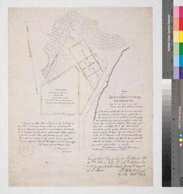Map of the Roman Catholic Cemetery