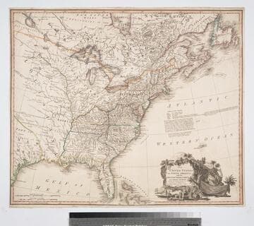 United States of North America, with the British & Spanish Territories and those of Spain