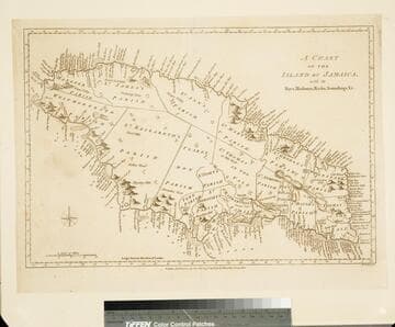 A Chart of the Island of Jamaica, with its Bays, Harbours, Rocks, Soundings, &c
