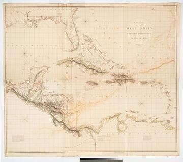 Chart of the West Indies and Spanish Dominions in North America. by A. Arrowsmith 1803. Hydrographer to H. R. H. the Prince of Wales. Additions to 1810 --1815